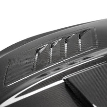 Load image into Gallery viewer, 2018-2019-Ford-Mustang-Ram-Air-Double-Sided-Carbon-Fiber-Hood