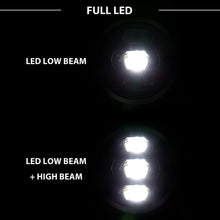 Load image into Gallery viewer, 2018-2019-Jeep-Wrangler-Full-Led-Projectorh.L-Black