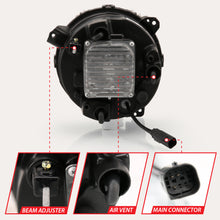 Load image into Gallery viewer, 2018-2019-Jeep-Wrangler-Full-Led-Projectorh.L-Black