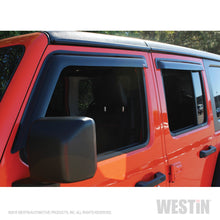 Load image into Gallery viewer, 2018-2019-Jeep-Wrangler-Jl-Unlimited-Wade-Slim-Wind-Deflector-4Pc---Smoke