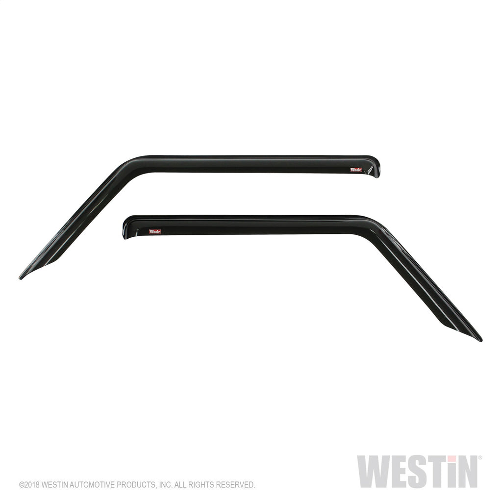 2018-2019-Jeep-Wrangler-Jl-Wade-Slim-Wind-Deflector-2Pc---Smoke
