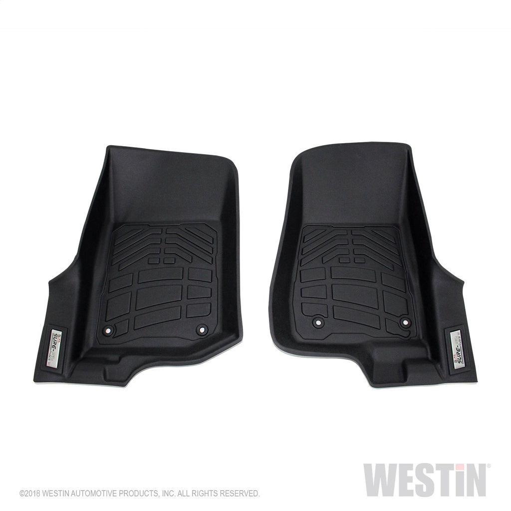2018-2019-Jeep-Wrangler-Jl-Wade-Sure-Fit-Floor-Liners-Front---Black