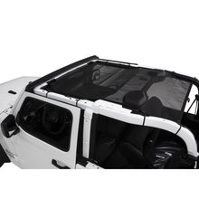 Load image into Gallery viewer, 2018-2019-Jeep-Wrangler(Jl)-Sport-2-Door-Mesh-Shade-Top---Black