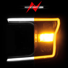 Load image into Gallery viewer, 2018-2020-Ford-F-150-Projector-Headlight-W-Plank-Style-Switchback-Black-Housing