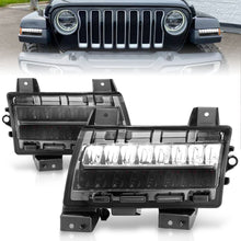 Load image into Gallery viewer, 2018-2021-Jeep-Wrangler-Led-Side-Markers-Chrome-Housing-Smoke-Lens-W-Seq.-Signal-Sport-Bulb