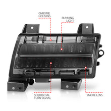 Load image into Gallery viewer, 2018-2021-Jeep-Wrangler-Led-Side-Markers-Chrome-Housing-Smoke-Lens-W-Seq.-Signal-Sport-Bulb