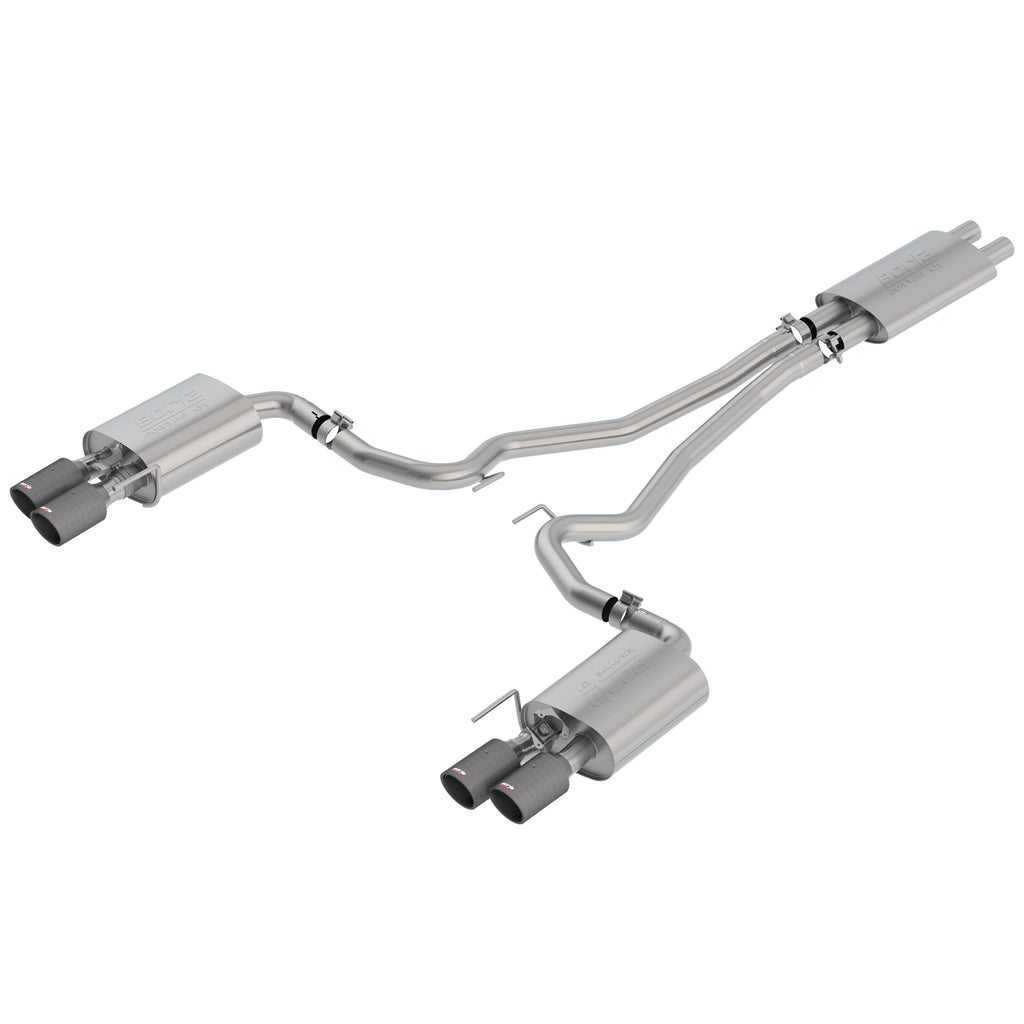 2018-2022-Ford-Mustang-Gt-Cat-Back-Exhaust-System-Touring--Carbon-Fiber-Tips