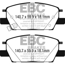 Load image into Gallery viewer, 2018-Chevrolet-Equinox-1.5L-Turbo-(J60)-Greenstuff-Front-Brake-Pads