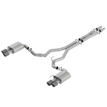 Load image into Gallery viewer, 2018-Ford-Mustang-Gt-5.0L-AtMt-(WO-Valves)-Atak-3In-Cat-Back-Exhaust-WCarbon-Fiber-Tips