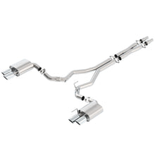 Load image into Gallery viewer, 2018-Ford-Mustang-Gt-5.0L-AtMt-(WO-Valves)-Atak-3In-Cat-Back-Exhaust-WPolished-Tips