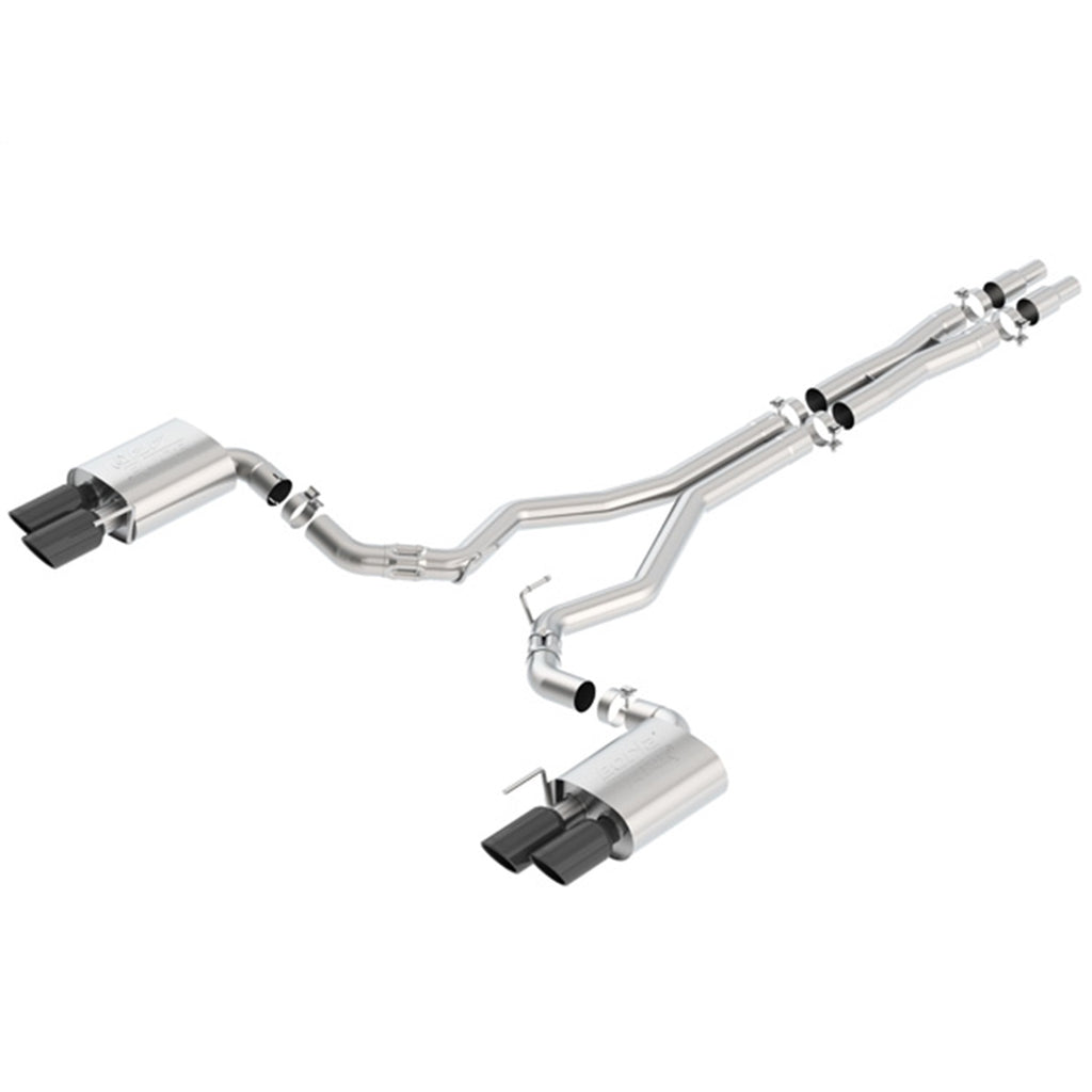 2018-Ford-Mustang-Gt-(AT--MT)-3In-Atak-Catback-Exhaust-WO-Valves-W-Black-Chrome-Tips