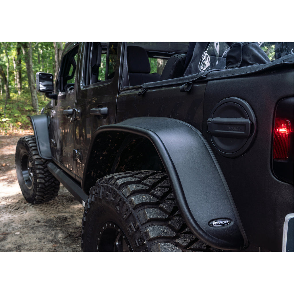 2018-Jeep-Wrangler-(Jl)-Unlimited-Flat-Style-Flares-4Pc---Black