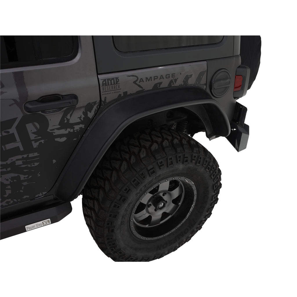 2018-Jeep-Wrangler-(Jl)-Unlimited-Flat-Style-Flares-4Pc---Black