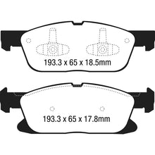 Load image into Gallery viewer, 2018-Lincoln-Nautilus-Greenstuff-Front-Brake-Pads