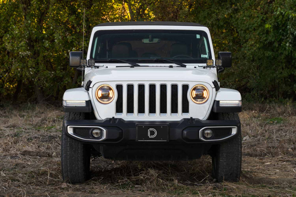 Diode Dynamics DD5166 Full LED Headlights for the Jeep JL Wrangler. for Select Jeep Gladiator, Jeep Wrangler