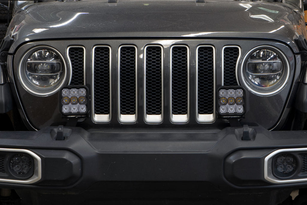Diode Dynamics DD7290 Bolt-on Pod Light kit for 2018+ Jeep JL Wrangler. for Select Jeep Gladiator, Jeep Wrangler