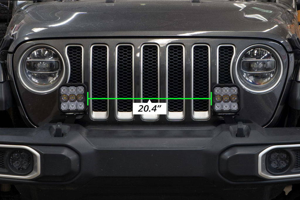 Diode Dynamics DD7291 Bolt-on Pod Light kit for 2018+ Jeep JL Wrangler. for Select Jeep Gladiator, Jeep Wrangler