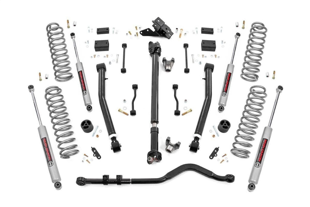 Rough Country 69131 Stage 2 Lift Kit w/Shocks for Select Jeep Wrangler