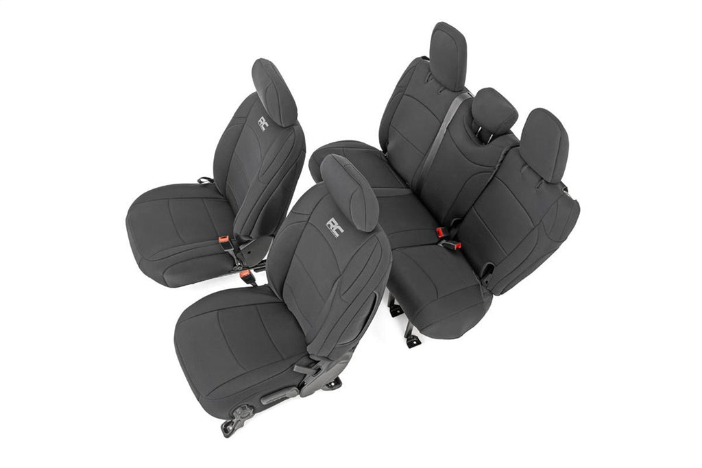 Rough Country 91010 Seat Cover Set for Select Jeep Wrangler