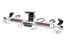Load image into Gallery viewer, Rough Country 87304 N3 Dual Steering Stabilizer for Select Jeep Gladiator, Jeep Wrangler, Jeep Wrangler JK