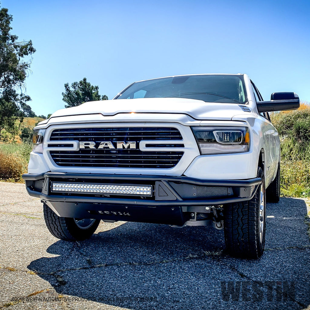 2019-2022-Ram-1500-Classic-Outlaw-Front-Bumper---Textured-Black