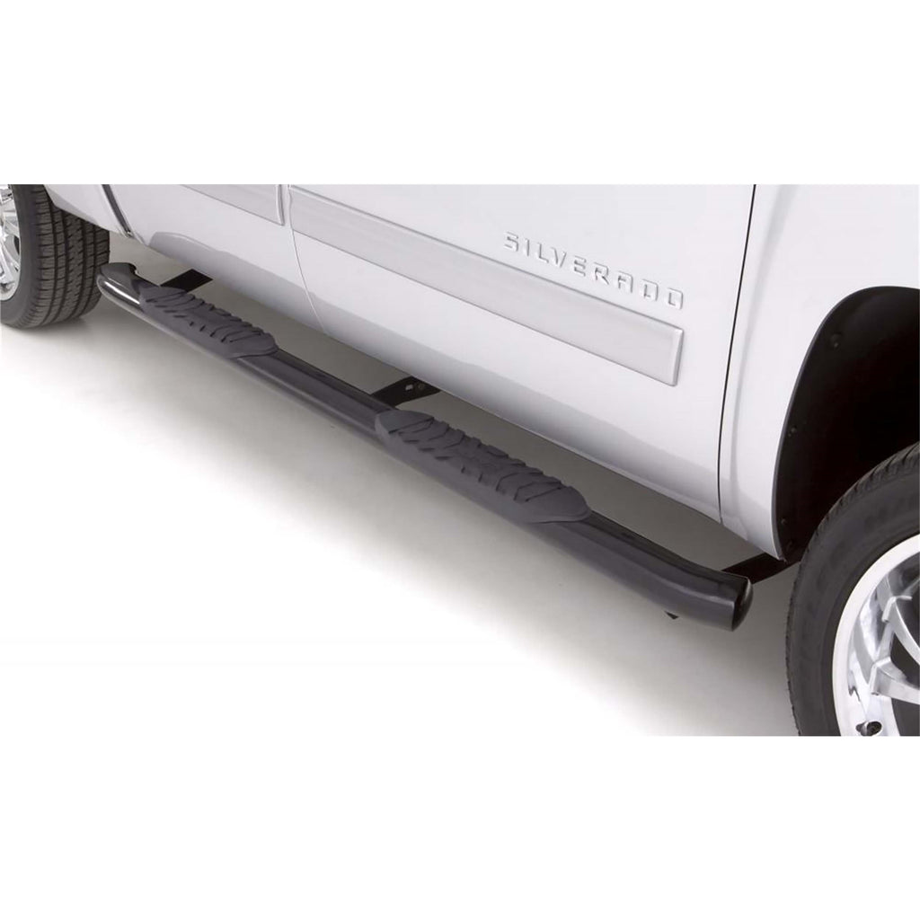 2019-Chevrolet-Silverado-1500-Crew-Cab-5In-Oval-Curved-Ss-Nerf-Bars---Black