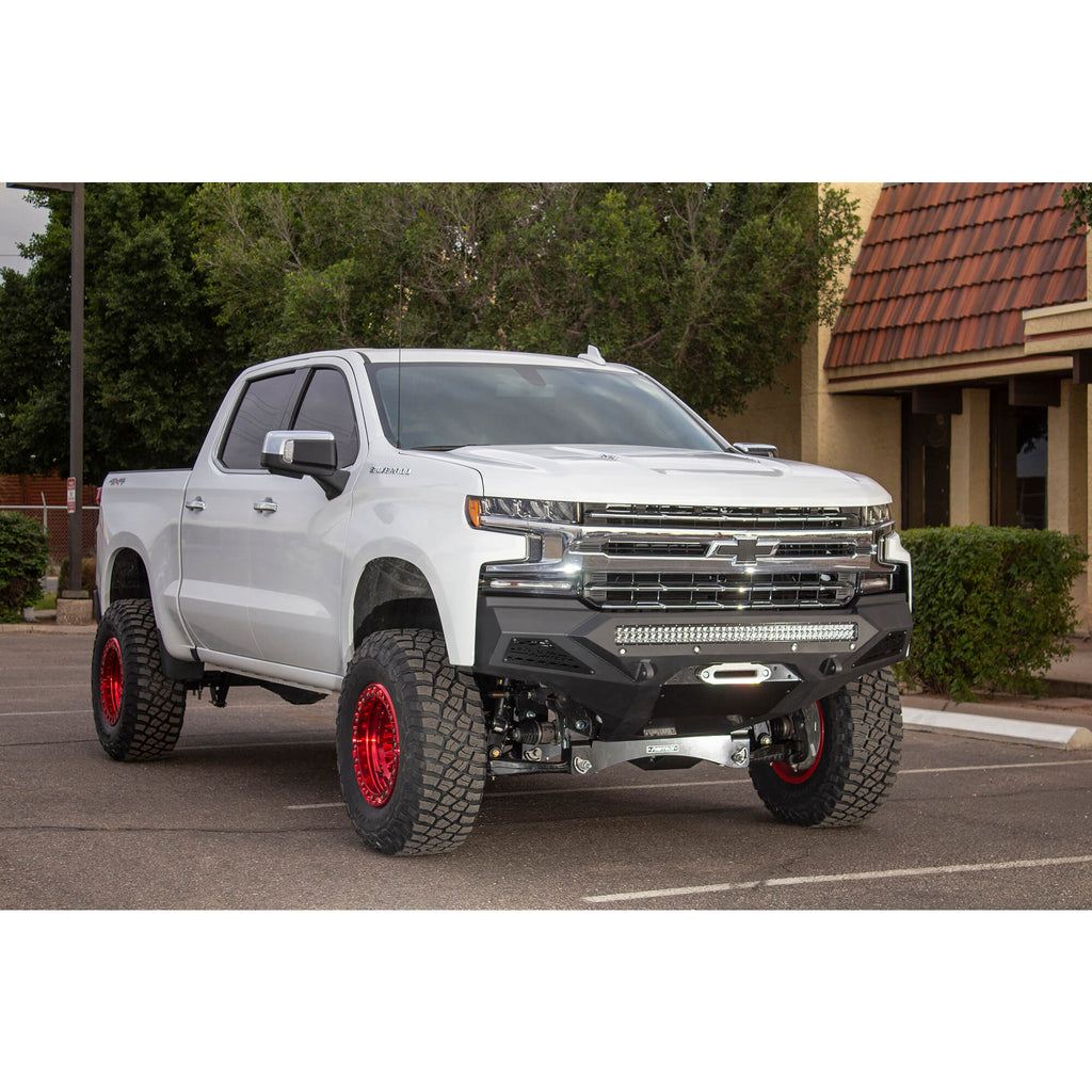 2019-Chevrolet-Silverado-1500-Sf-Front-Bumper-W-Winch-MountSensor-Cutout