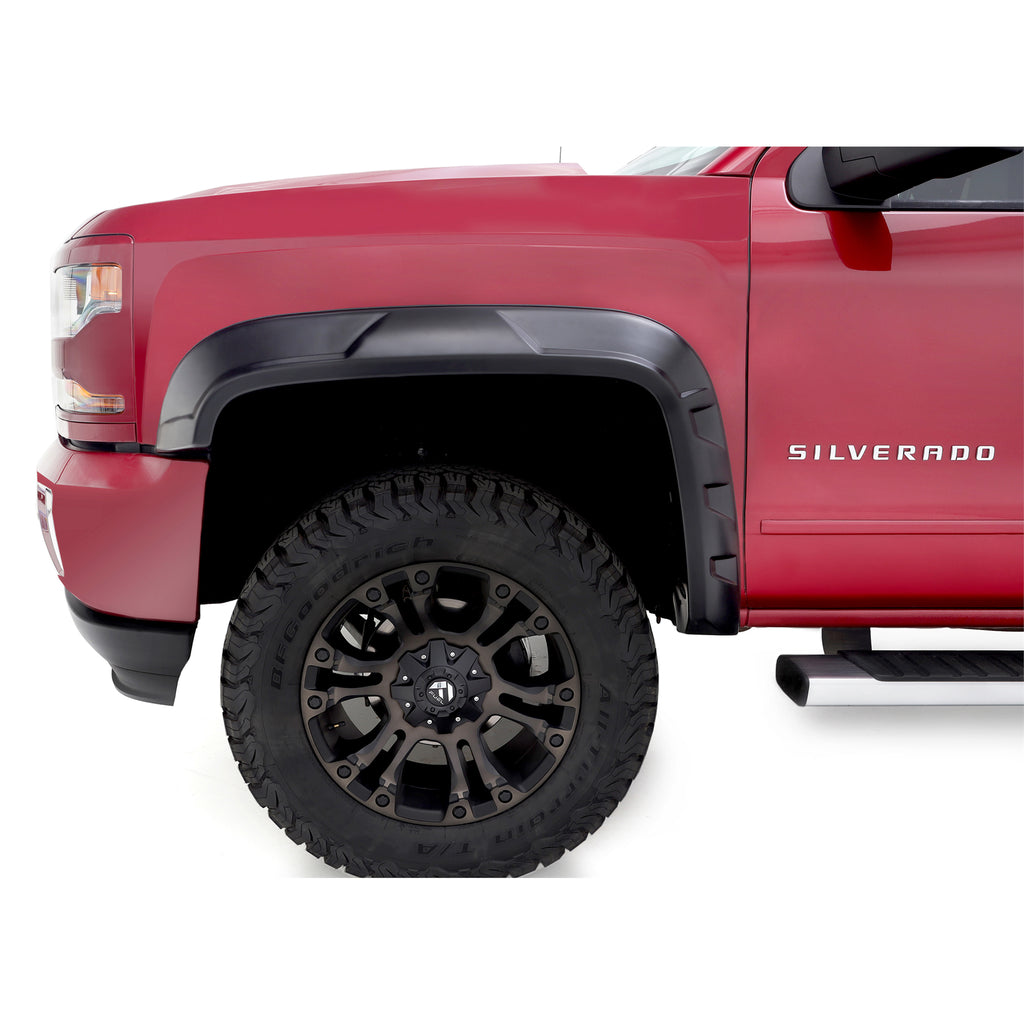 2019-Chevrolet-Silverado-1500-W-69.3In-Fleetside-Bed-Drt-Style-Flares-4Pc---Black