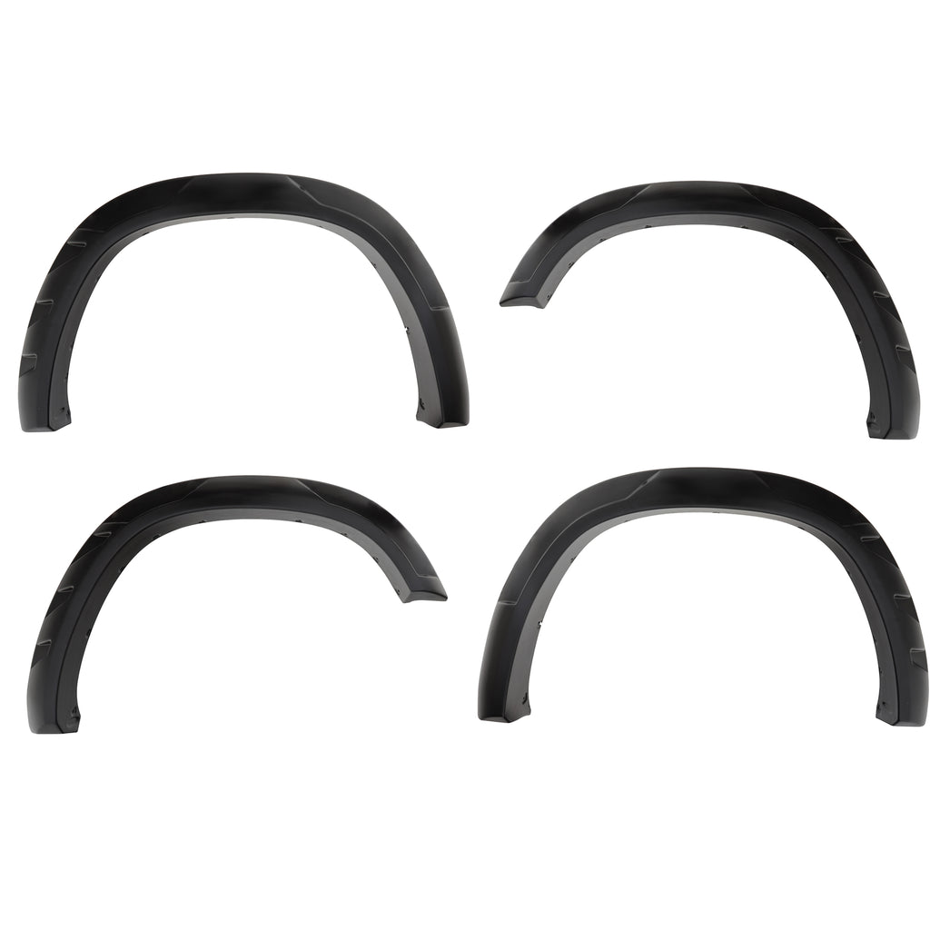 2019-Chevrolet-Silverado-1500-W-69.3In-Fleetside-Bed-Drt-Style-Flares-4Pc---Black