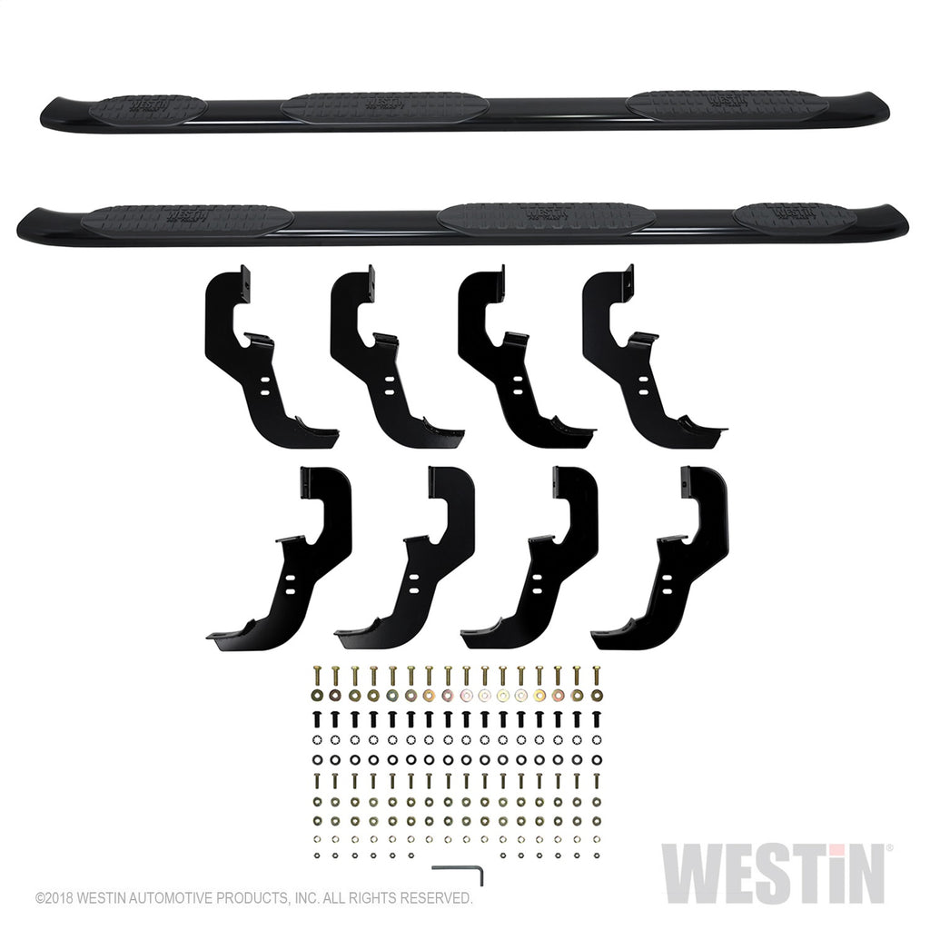 2019-Chevrolet-Silverado-Crew-Cab-W-6.5Ft-Bed-Pro-Traxx-5-W2w-Oval-Nerf-Step-Bars---Black