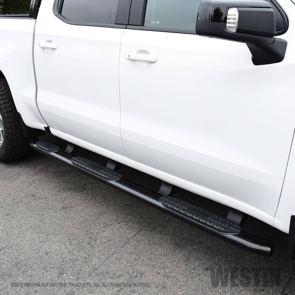 2019-Chevrolet-SilveradoSierra-1500-Cc-(5.5Ft)-Pro-Traxx-5-Wtw-Oval-Nerf-Step-Bars---Black