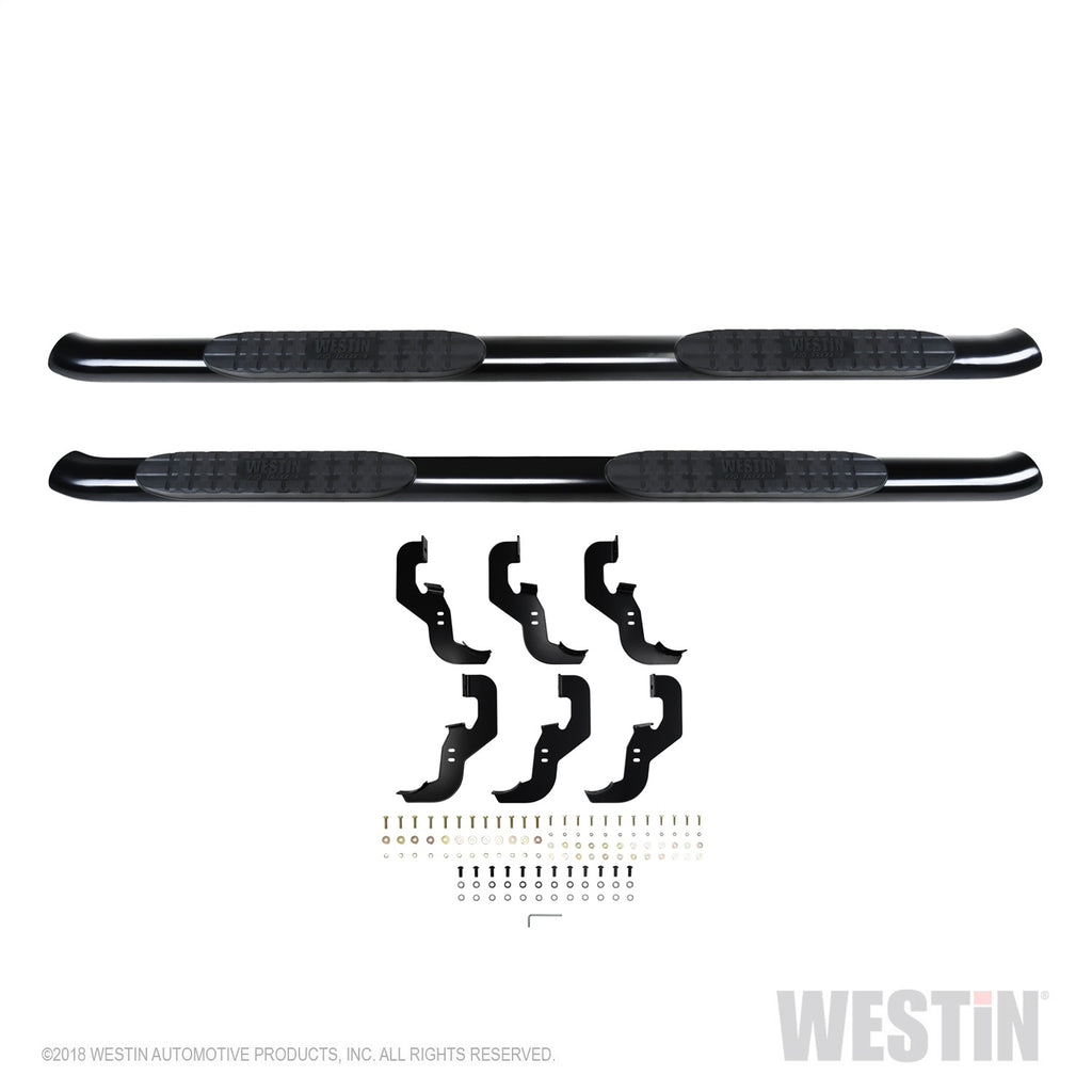 2019-Chevrolet-SilveradoSierra-1500-Crew-Cab-Non-Ld-Pro-Traxx-4-Oval-Nerf-Step-Bars---Black