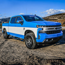 Load image into Gallery viewer, 2019-Chevrolet-SilveradoSierra-1500-Crew-Cab-Non-Ld-Pro-Traxx-5-Oval-Nerf-Step-Bars---Black