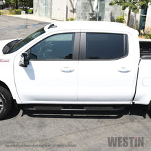Load image into Gallery viewer, 2019-Chevrolet-SilveradoSierra-1500-Crew-Cab-Platinum-4-Oval-Nerf-Step-Bars---Black