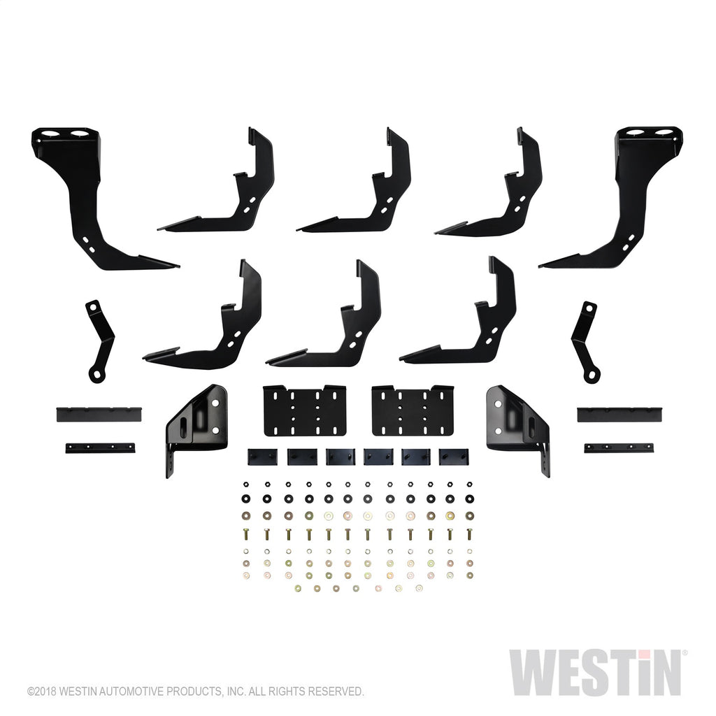 2019-Chevrolet-SilveradoSierra-1500-Crew-Cab-(5.5Ft)-R5-Modular-Nerf-Step-Bars---Black