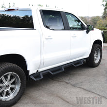 Load image into Gallery viewer, 2019-Chevrolet-SilveradoSierra-1500-(5.5Ft)-Drop-Wheel-To-Wheel-Nerf-Step-Bars---Txt-Black