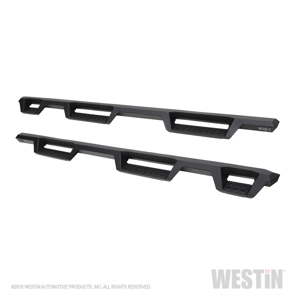 2019-Chevrolet-SilveradoSierra-1500-(5.5Ft)-Drop-Wheel-To-Wheel-Nerf-Step-Bars---Txt-Black