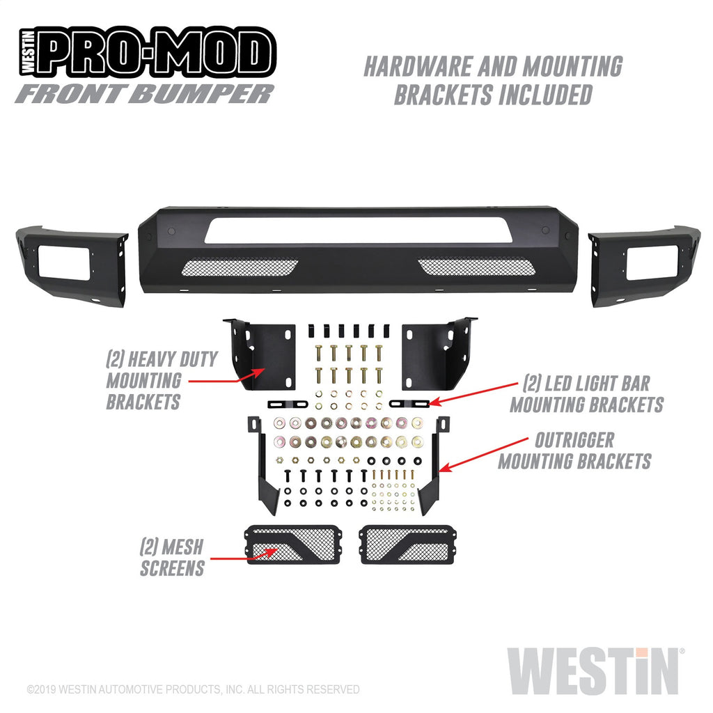 2019-Dodge-Ram-1500-(-Excludes-1500-Classic--Rebel-Models-)-Pro-Mod-Front-Bumper