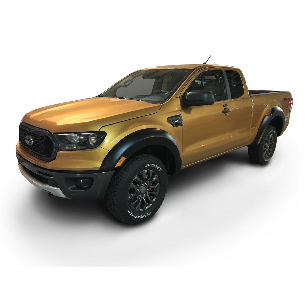2019-Ford-Ranger-Extended-Cab-Extend-A-Fender-Style-Flares-4Pc---Black