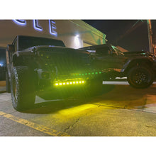 Load image into Gallery viewer, 2019-Jeep-Wrangler-Jl--Gladiator-Jt-Skid-Plate-W-Integrated-Led-Emitters---Yellow
