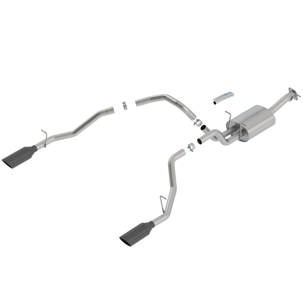 2019-Ram-1500-5.7L-V8-At-4Dr-Crew-Cab-Short-Bed-Atak-Ss-Catback-Exhaust---Black-Chrome-Tip