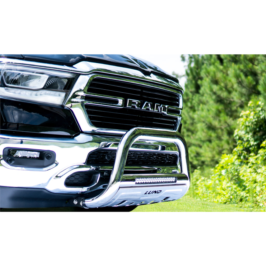 2019-Ram-1500-Bull-Bar-WLight--Wiring---Polished