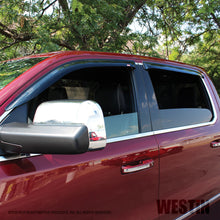 Load image into Gallery viewer, 2019-Ram-1500-Crew-Cab-(Non-Classic)-Wade-Slim-Wind-Deflector-4Pc---Smoke