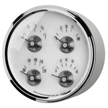 Load image into Gallery viewer, AutoMeter 2019 GAUGE, QUAD, 5", 240OE-33OF, ELEC, PRESTIGE PEARL