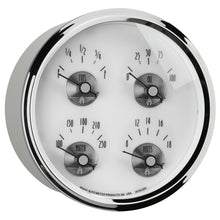 Load image into Gallery viewer, AutoMeter 2019 GAUGE, QUAD, 5", 240OE-33OF, ELEC, PRESTIGE PEARL