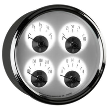 Load image into Gallery viewer, AutoMeter 2019 GAUGE, QUAD, 5", 240OE-33OF, ELEC, PRESTIGE PEARL