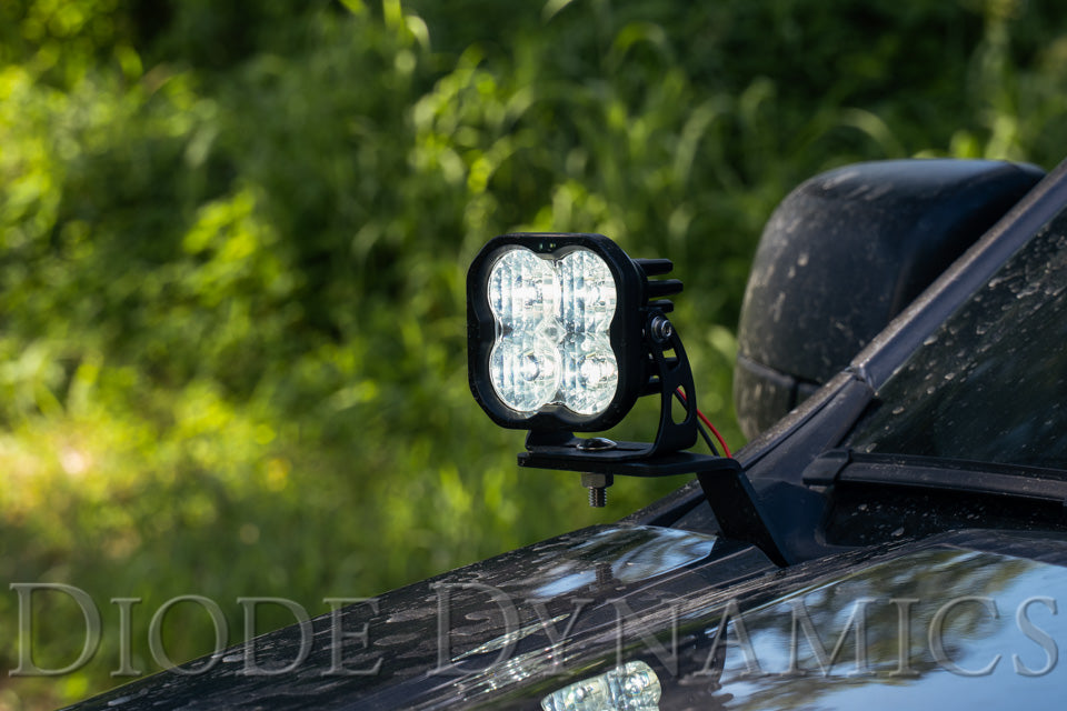 Diode Dynamics DD6588 Allows you to mount two Stage Series 2" LED Pods above the hood. for Select Ford Ranger