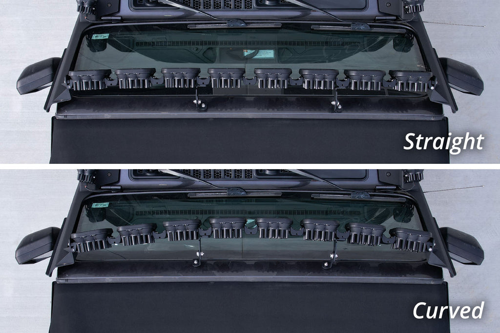 Diode Dynamics DD6820P Mounting bracket for your LED light bar. for Select Jeep Gladiator, Jeep Wrangler