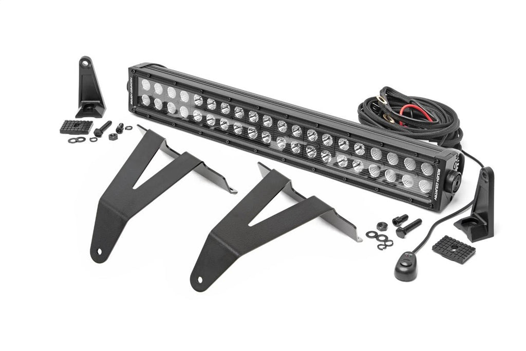 Rough Country 70779 Hidden Bumper Black Series LED Light Bar Kit for Select Ram