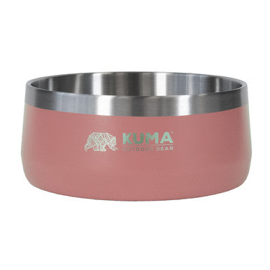 KUMA 201-KM-SSDB-FL Stainless Steel Dog Bowl - Flamingo